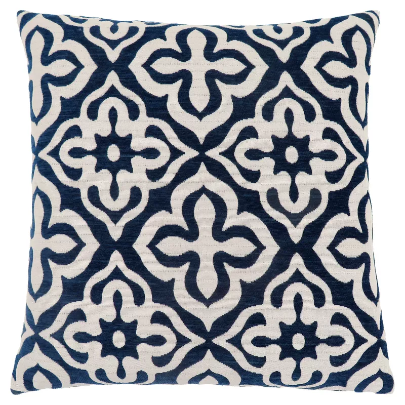 Pillows/ 18 X 18 Square/ Insert Included/ decorative Throw/ Accent/ Sofa/ Couch/ Bedroom/ Polyester/ Hypoallergenic/ Blue/ Modern