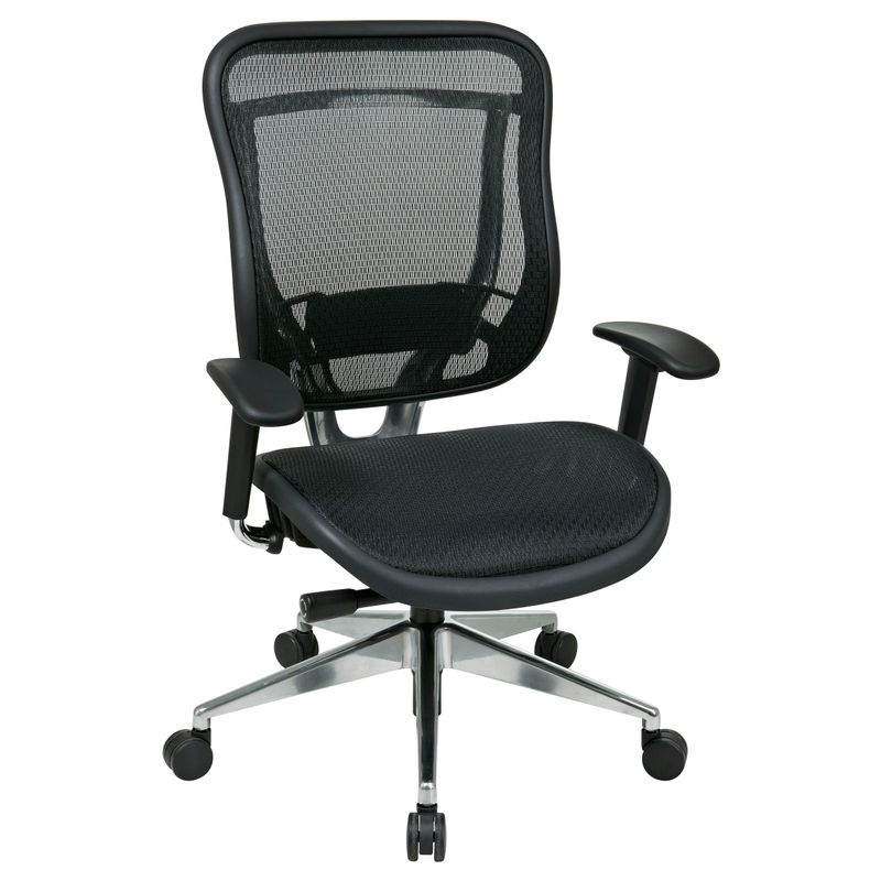Office Star Products Space 818A Series Executive Chair - 818A Series Exec High Mesh Back, Seat
