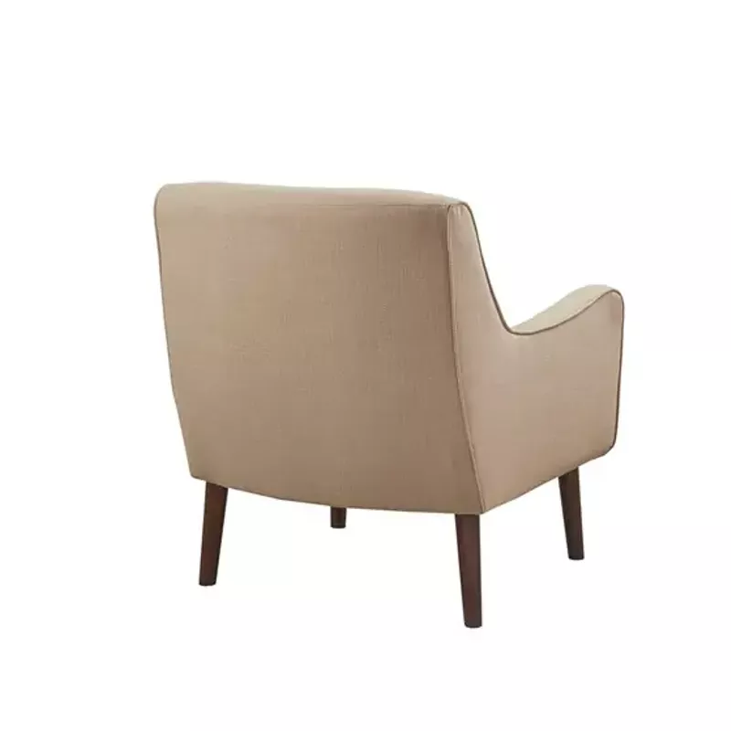 Sand Oxford Mid-Century Accent Chair