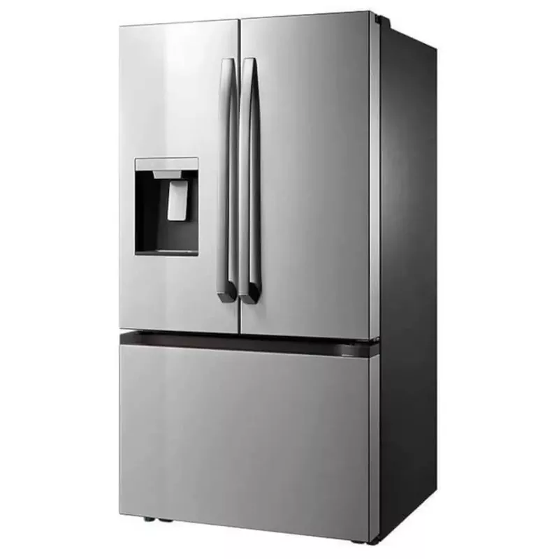 Midea 29.3 Cu. Ft. Stainless Steel Standard-Depth French Door Bottom Freezer Refrigerator
