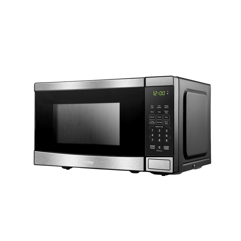 Danby 0.7 cu. ft Microwave with Stainless Steel front DBMW0721BBS - Stainless Steel