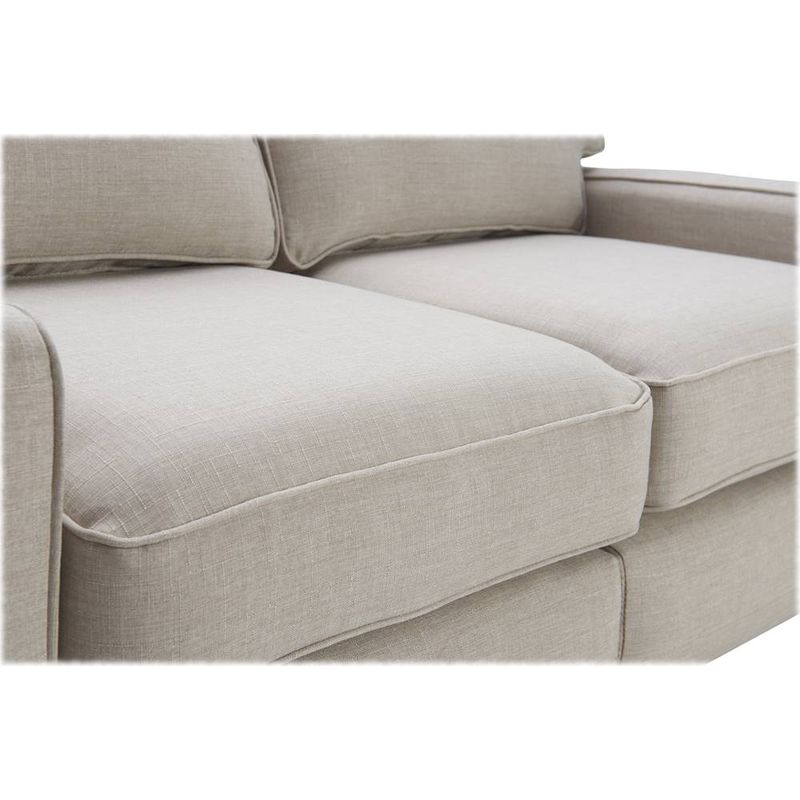 Alt View Zoom 17. Serta - Palisades Modern 3-Seat Fabric Sofa - Light Gray