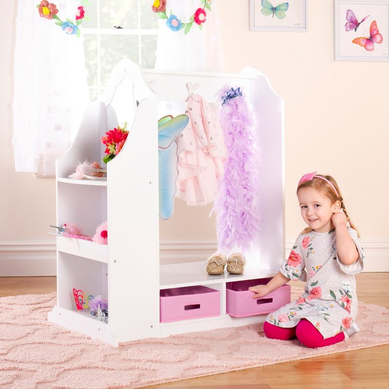 White Dress Up Vanity - 2-4 Years - White - Assembly Required