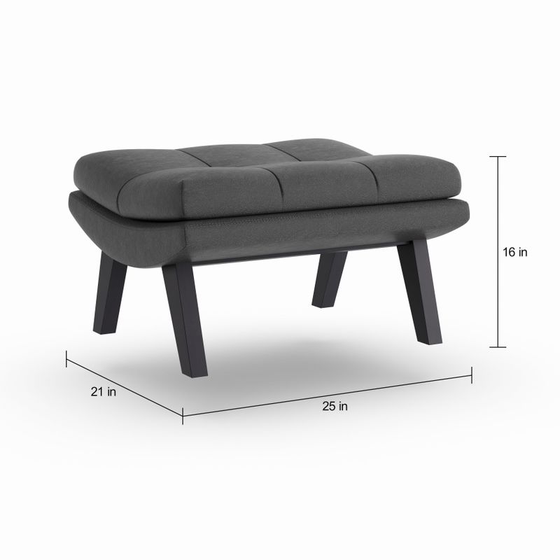 Rent to own Strick & Bolton Lounge Chair and Ottoman Set Red