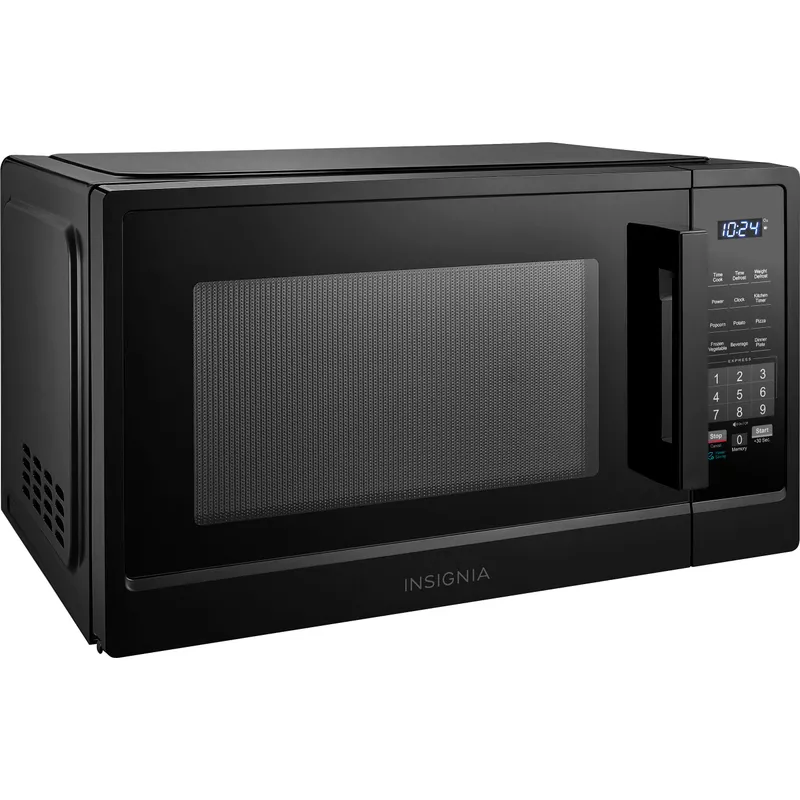 Insignia™ - 1.1 Cu. Ft. Countertop Microwave - Black