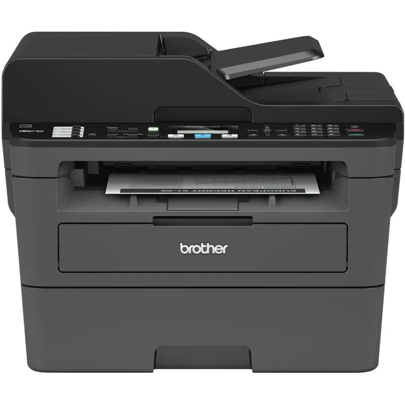 Brother - MFC-L2710DW Wireless Black-and-White All-in-One Refresh Subscription Eligible Laser Printer - Black