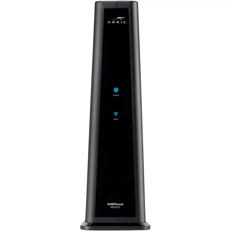 ARRIS - SURFboard DOCSIS 3.1 Cable Modem & Dual-Band Wi-Fi Router for Xfinity and Cox service tiers - Black