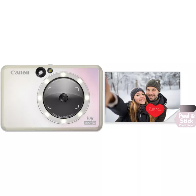 Canon - Ivy CLIQ+2 Instant Film Camera - Iridescent White
