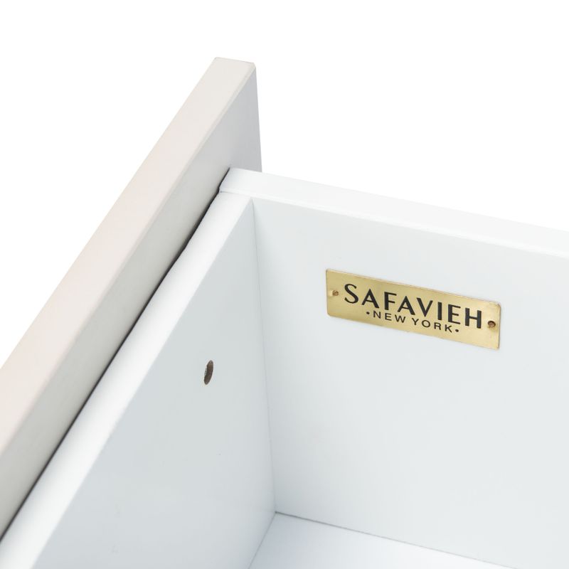 SAFAVIEH Genevieve 3-Drawer Storage Bedroom Dresser - Walnut/Black