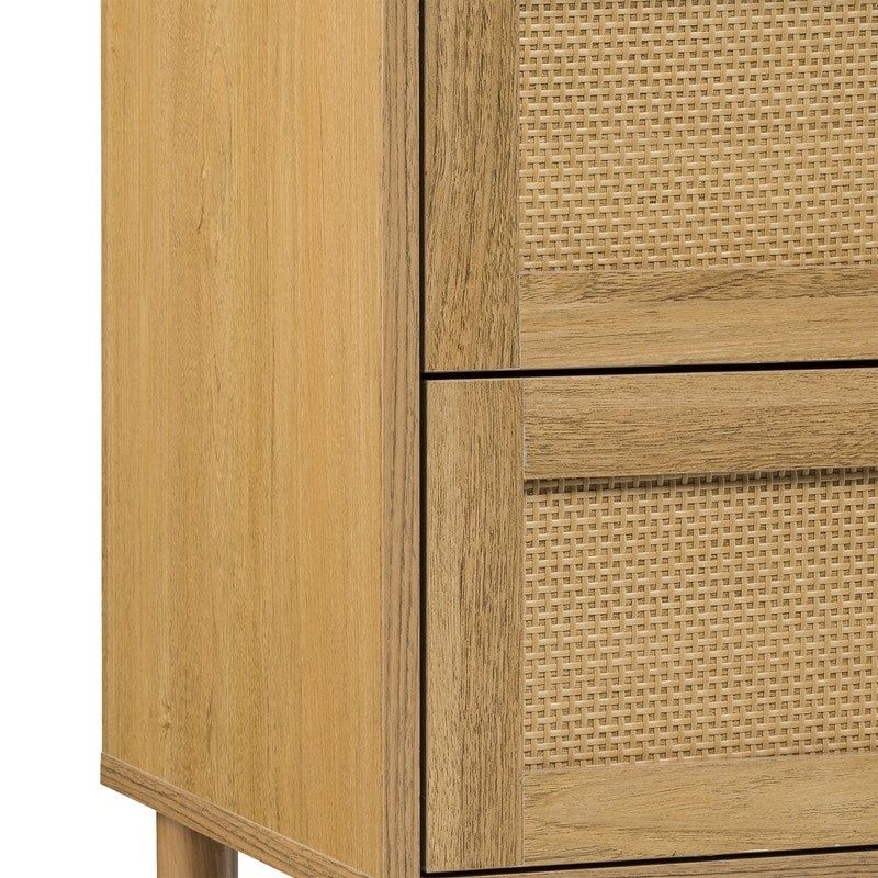 Orre Brown Nightstand 2 Drawers - 2-drawer