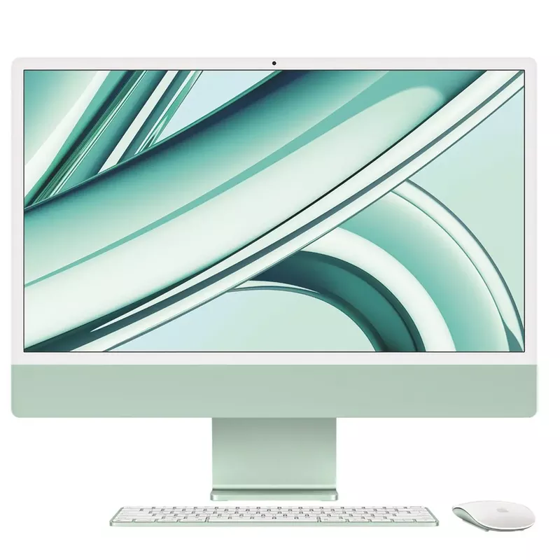 Apple - iMac 24" All-in-One - M3 chip - 8GB Memory - 256GB (Latest Model) - Green