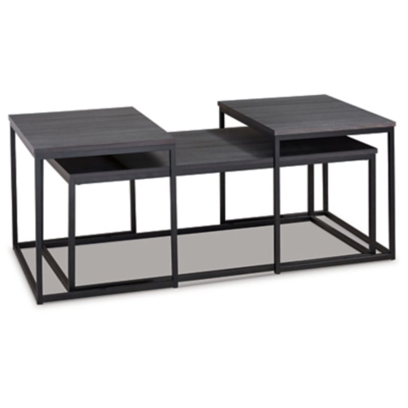 Black Yarlow Occasional Table Set (3/CN)