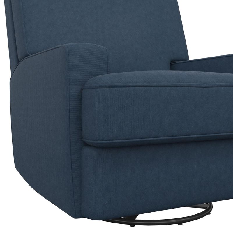 Avenue Greene Holly Swivel Glider Recliner Chair - Dark Blue