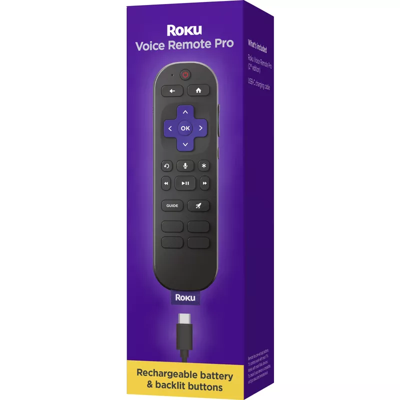 Roku Voice Remote Pro (2nd edition) - Black