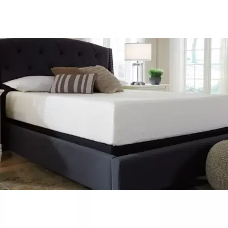 White Chime 12 Inch Memory Foam King Mattress/ Bed-in-a-Box