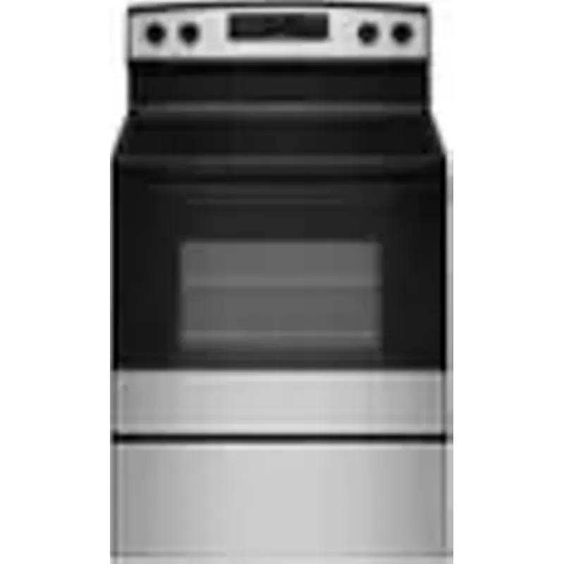 Amana - 4.8 Cu. Ft. Freestanding Electric Range - Stainless Steel
