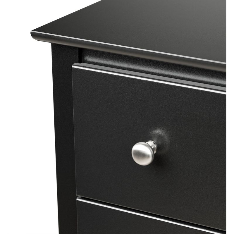 Sonoma Transitional Black Laminate 5-drawer Chest - Black