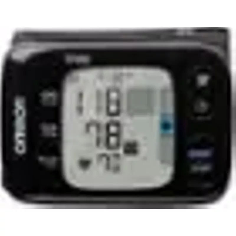 Omron - 7 Series - Wireless Wrist Blood Pressure Monitor - Black/Gray
