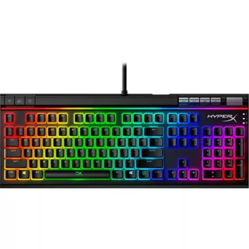 HyperX - Alloy Elite 2 Full-size Wired Mechanical Gaming Keyboard with RGB Back Lighting - Black