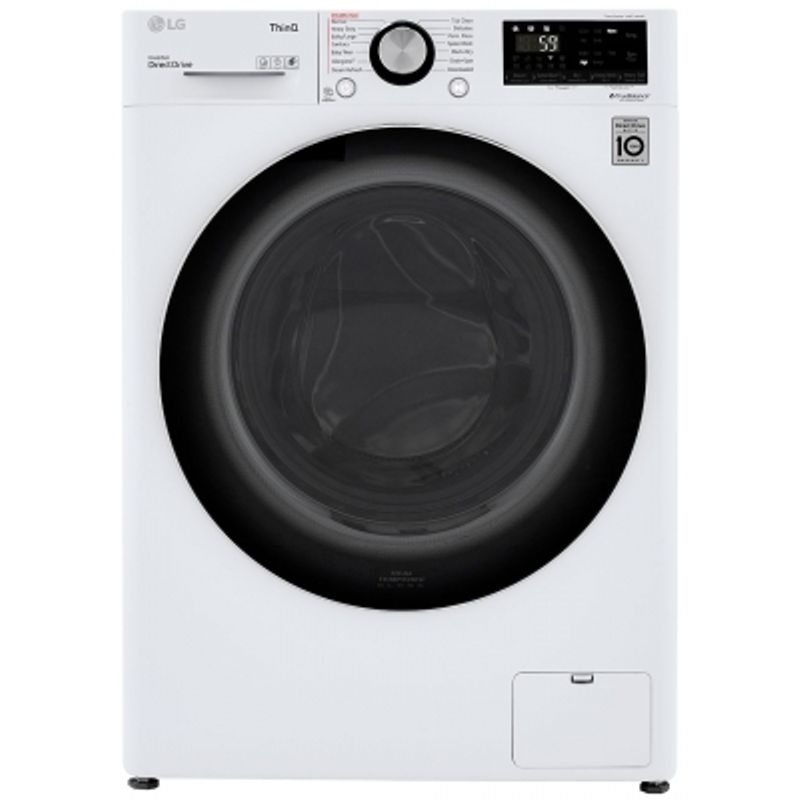Lg 2.4 Cu. Ft. White Compact Front Load Washer & Dryer Combo