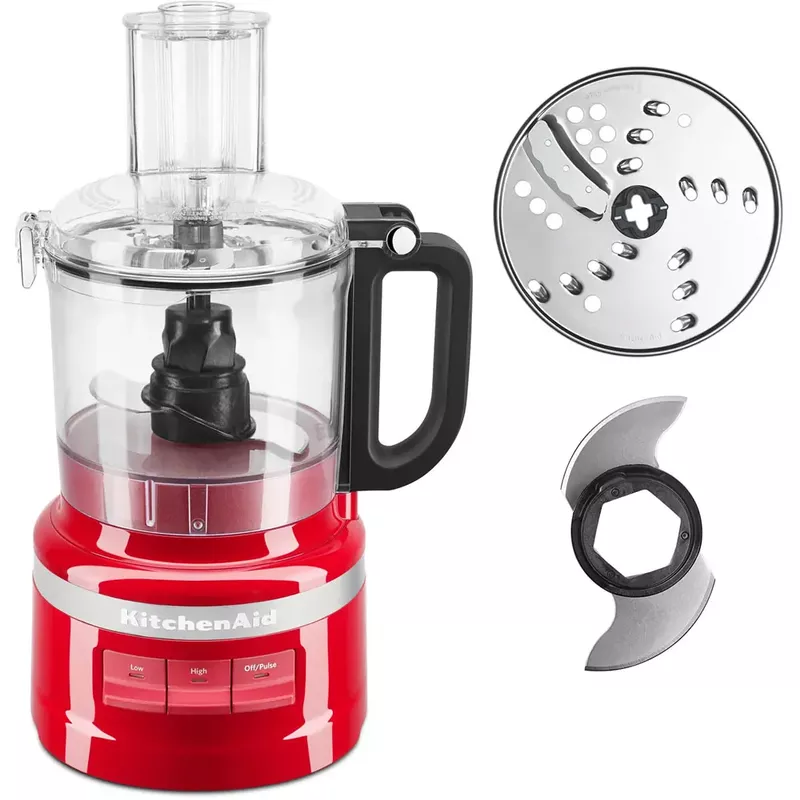 KitchenAid Easy Store 7-Cup Food Processor in Empire Red