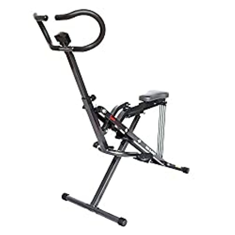 Sunny Health & Fitness Row-N-Ride Plus Assisted Squat Machine – NO. 077PLUS