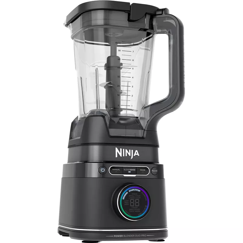 Ninja - Detect Power Blender Pro + Personal Single-Serve, BlendSense Technology, 1800PW, 72 oz. Pitcher, To-Go Cups - Black