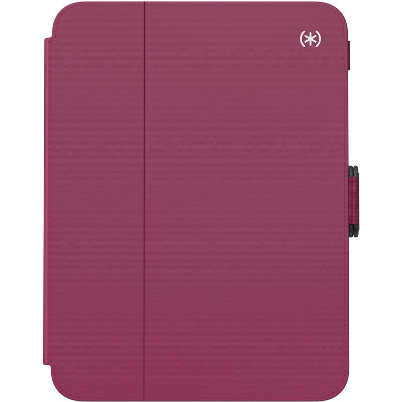 Alt View Zoom 11. Speck - Balance Folio Case with Microban for iPad Mini 6 - Verry Berry Red / Slate Grey