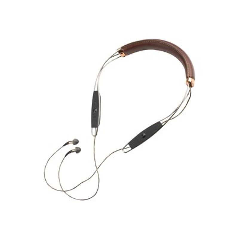 Klipsch X12 Neckband Bluetooth In-Ear Headphones with cVc Mic, 5Hz to 19kHz Frequency Response, Brown