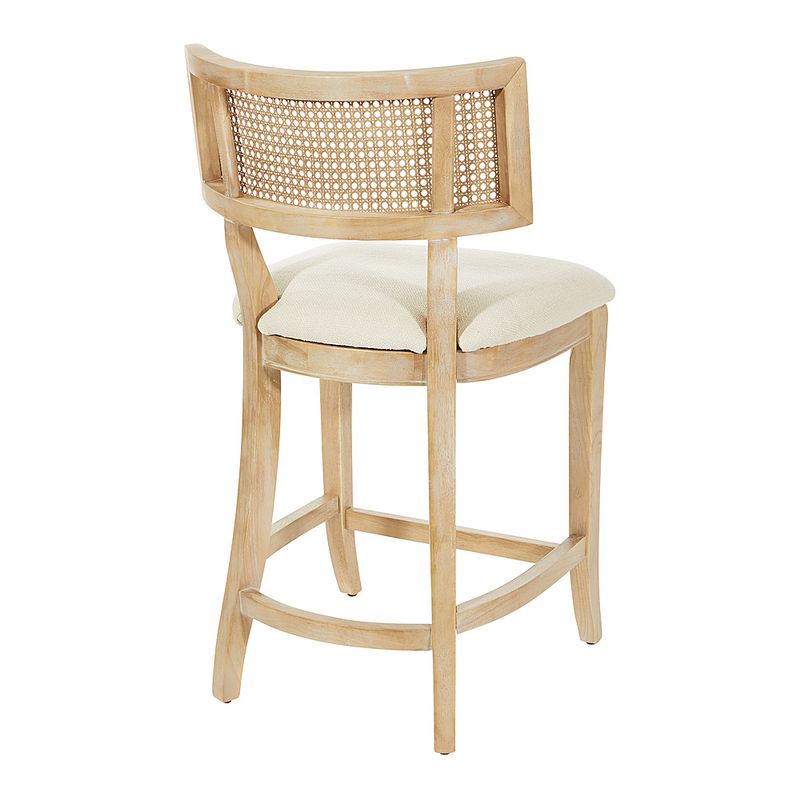 Alt View Zoom 11. OSP Home Furnishings - Alaina 26" Counter Stool in Fabric with Coastal Wash - Linen