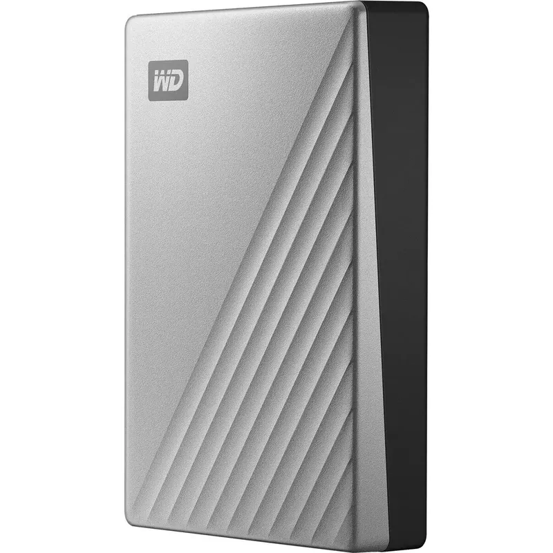 WD - My Passport Ultra 4TB External USB 3.0 Portable Hard Drive - Silver