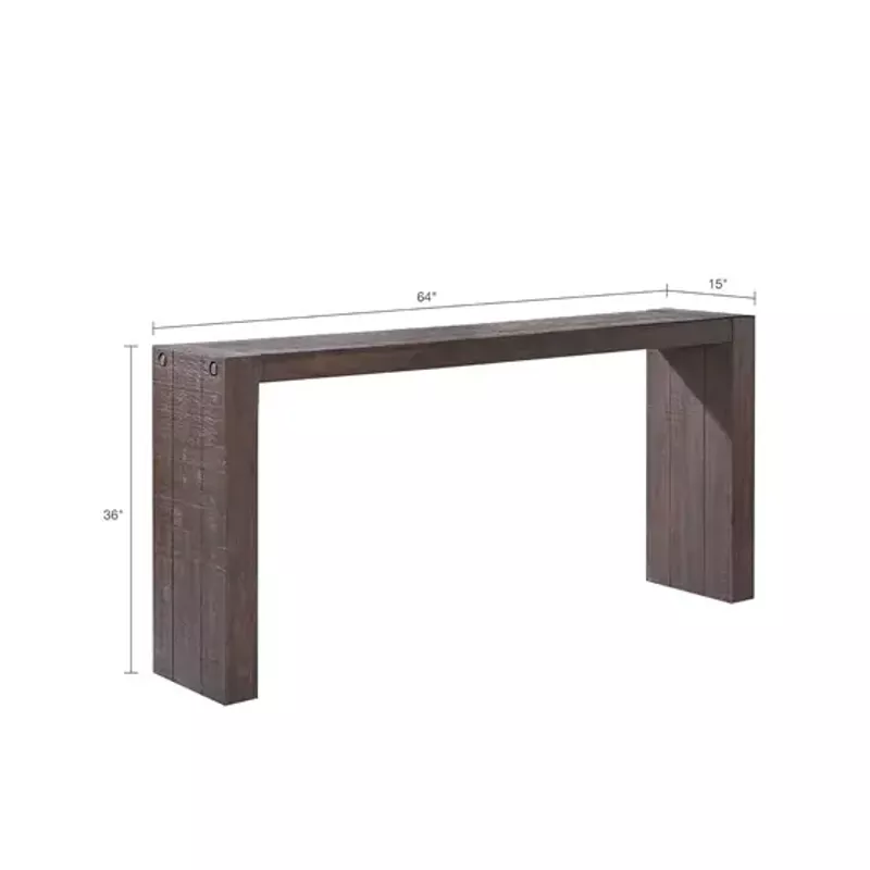 Brown Monterey 64" Console Table