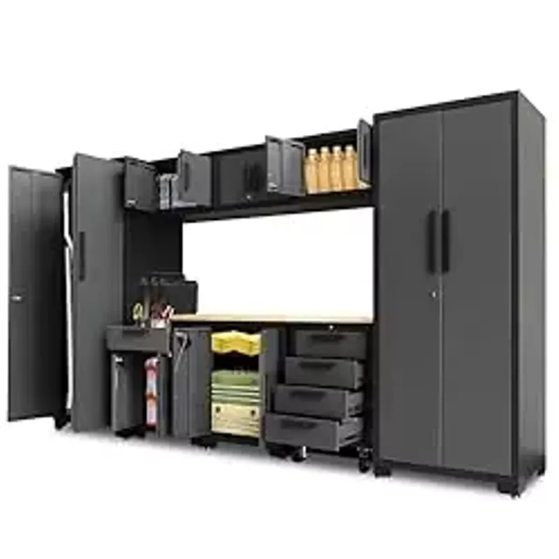 Rent to own TCE Garage Storage System Heavy Duty 6Pcs Metal