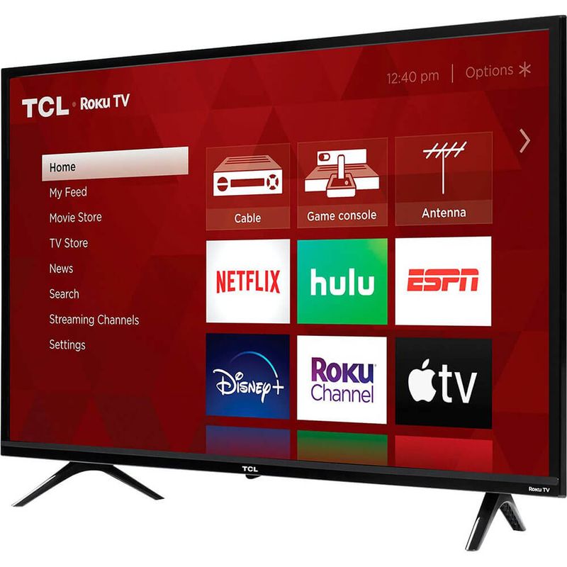 TCL - 32 Class 3-Series 720P HD LED Roku Smart TV  32S335