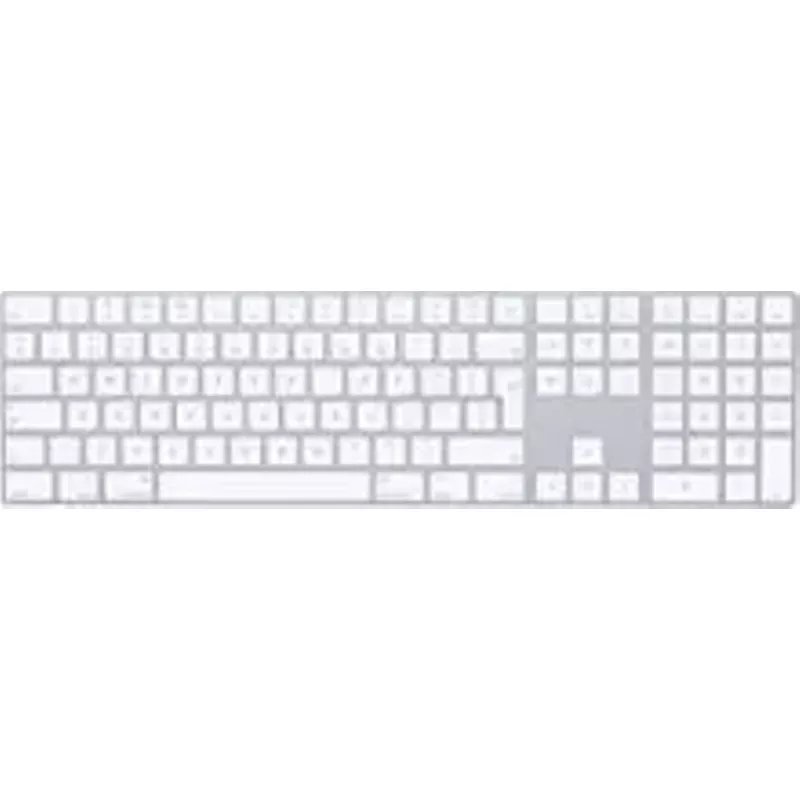 Apple - Magic Keyboard with Numeric Keypad - Silver