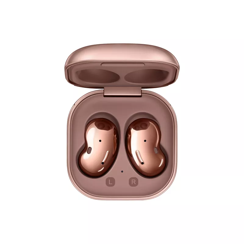 Samsung - Galaxy Buds Live True Wireless Noise Cancelling Earbuds Mystic Bronze