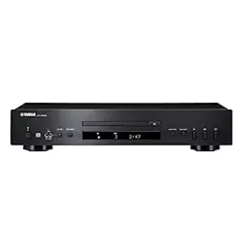 Yamaha - CD-S303 CD Player with Built-in DAC - Black