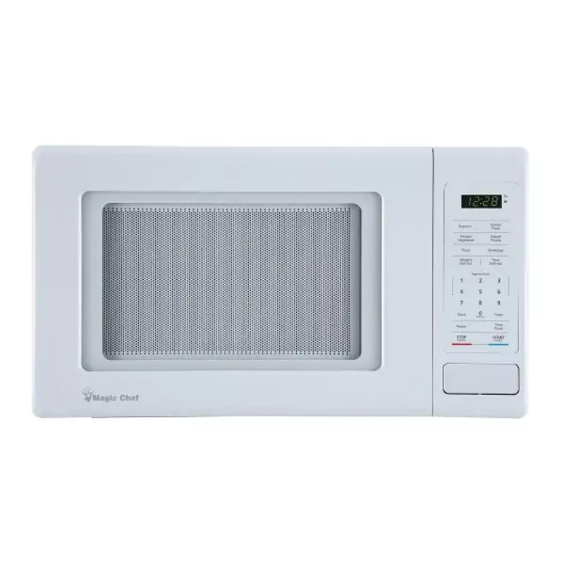 Magic Chef 0.9 cu. ft. White Countertop Microwave Oven