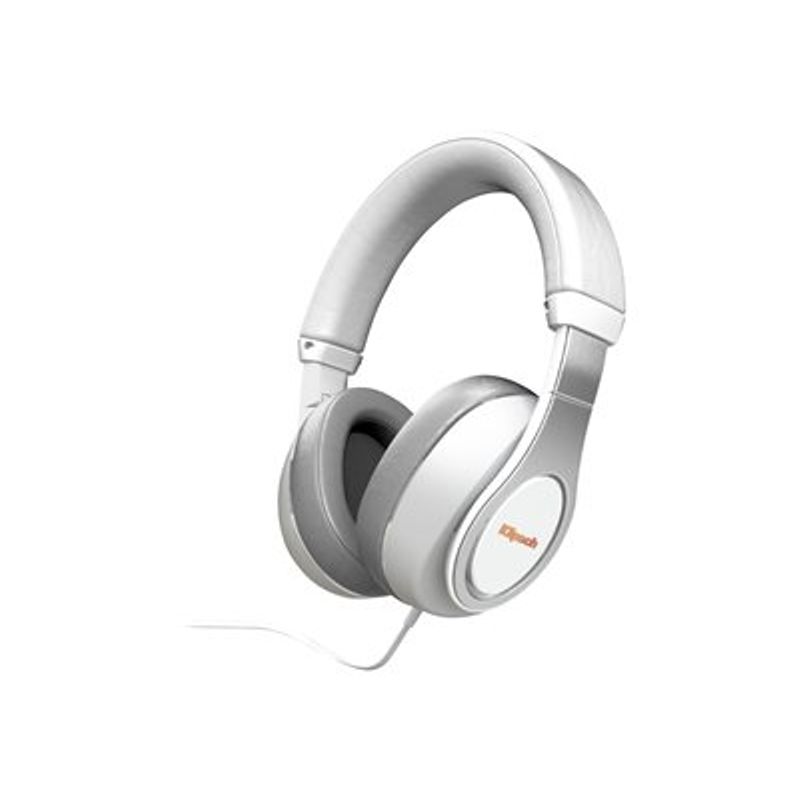 Klipsch Reference Over-Ear Headphones with Mic for iOS, White