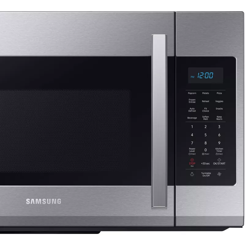 Samsung - 1.9 Cu. Ft.  Over-the-Range Microwave with Sensor Cook - Stainless Steel