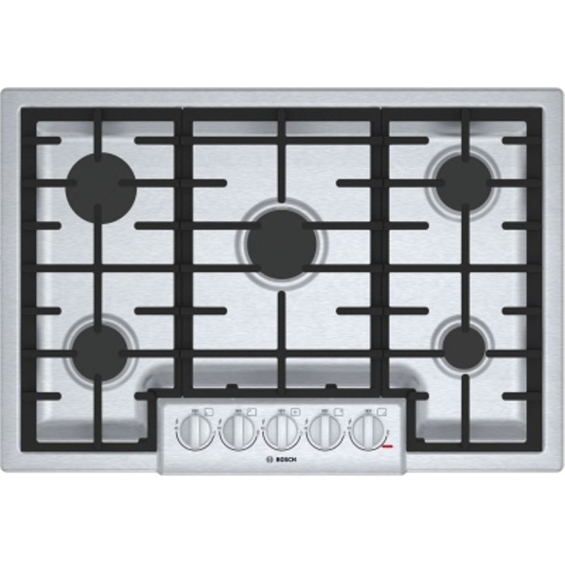 Bosch - 31"Gas Cooktop - Stainless steel