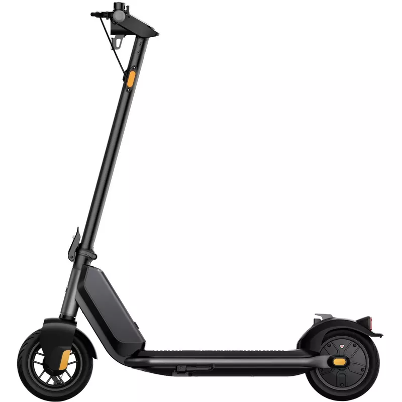 NIU - KQi 1 Pro Foldable Electric Kick Scooter w/ 15.5 mi Max operating Range & 15.5 mph Max Speed - Grey