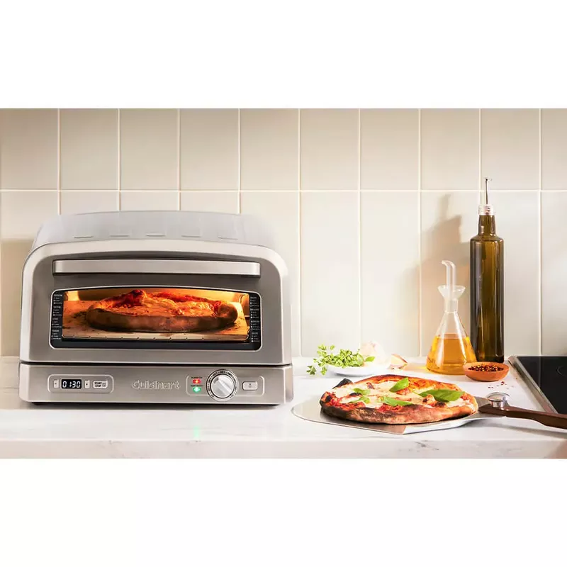 Cuisinart - Indoor Pizza Oven - Silver