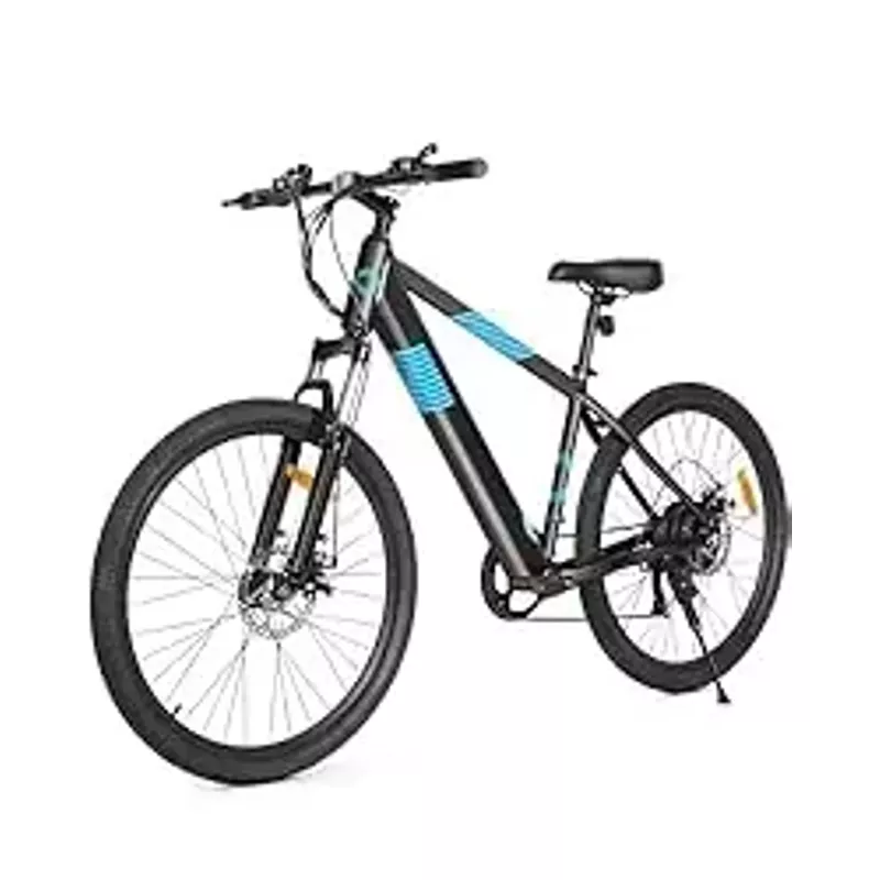 MULTIJOY Electric Bike for Adults,36V Built-in Invisible Removable Battery,350W Brushless Motor(Peak 450W) Electric Mountain Bike,26" Tires&Front Fork Suspension,UL Certified 7-Speed