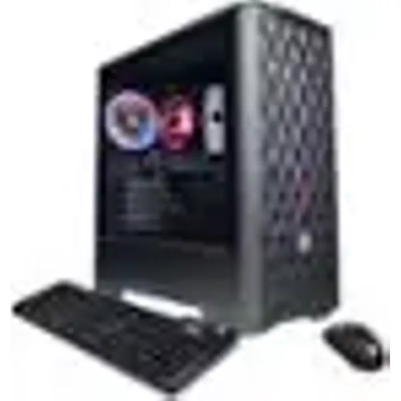 CyberPowerPC - Gamer Master Gaming Desktop - AMD Ryzen 5 5500 - 16GB Memory - NVIDIA GeForce RTX 3060 - 1TB SSD - Black