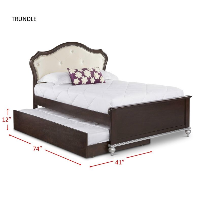 Picket House Furnishings Alli Full Platform 4PC Bedroom Set w/ Storage Trundle - Alli Full 4PC Set with Storage Trundle
