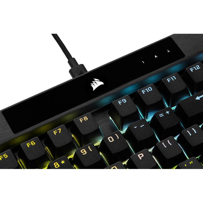 Alt View Zoom 14. CORSAIR - K70 RGB PRO Full-size Wired Mechanical Cherry MX Speed Linear Switch Gaming Keyboard with PBT Double-Shot Keycap