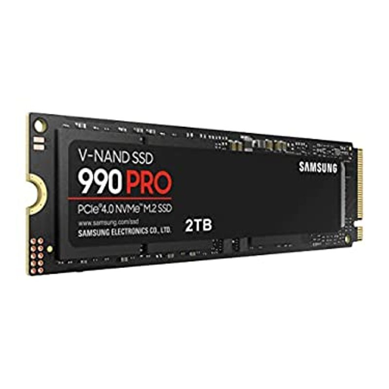 SAMSUNG 990 PRO SSD 2TB PCIe 4.0 M.2 Internal Solid State Hard Drive, Fastest Speed for Gaming, Heat Control, Direct Storage and Memory...