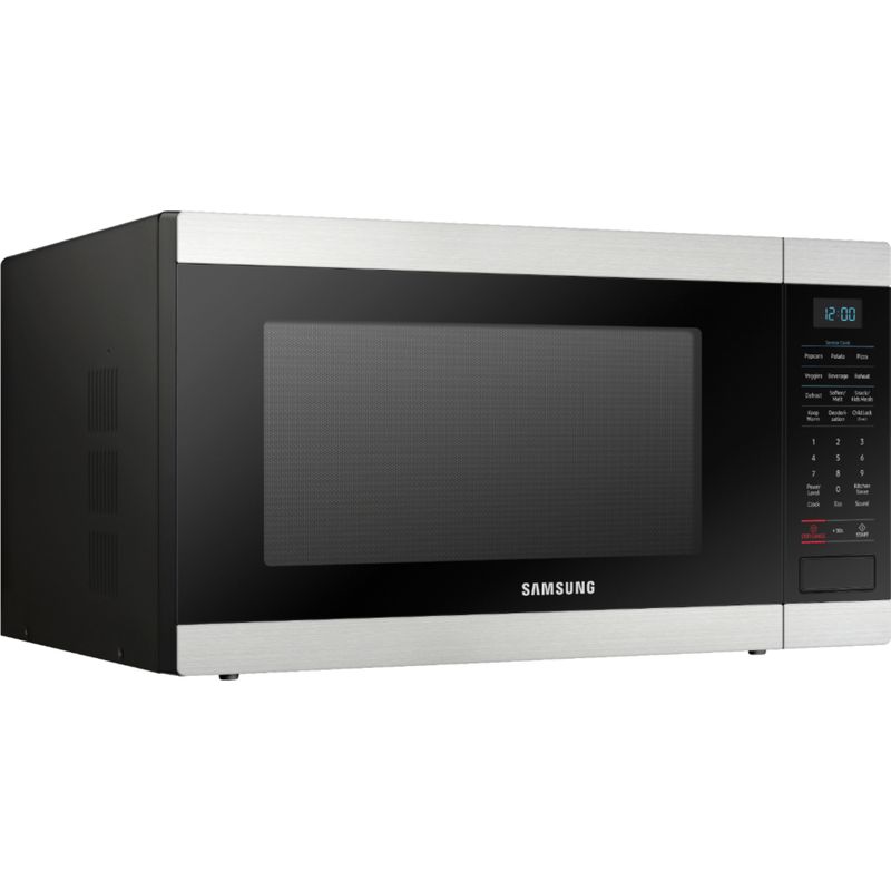 Angle Zoom. Samsung - 1.9 Cu. Ft. Countertop Microwave with Sensor Cook - Stainless steel