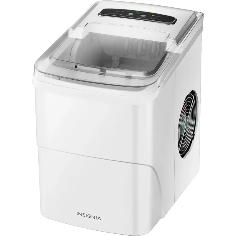 Insignia™ - Portable Ice Maker with Auto Shut-Off - White